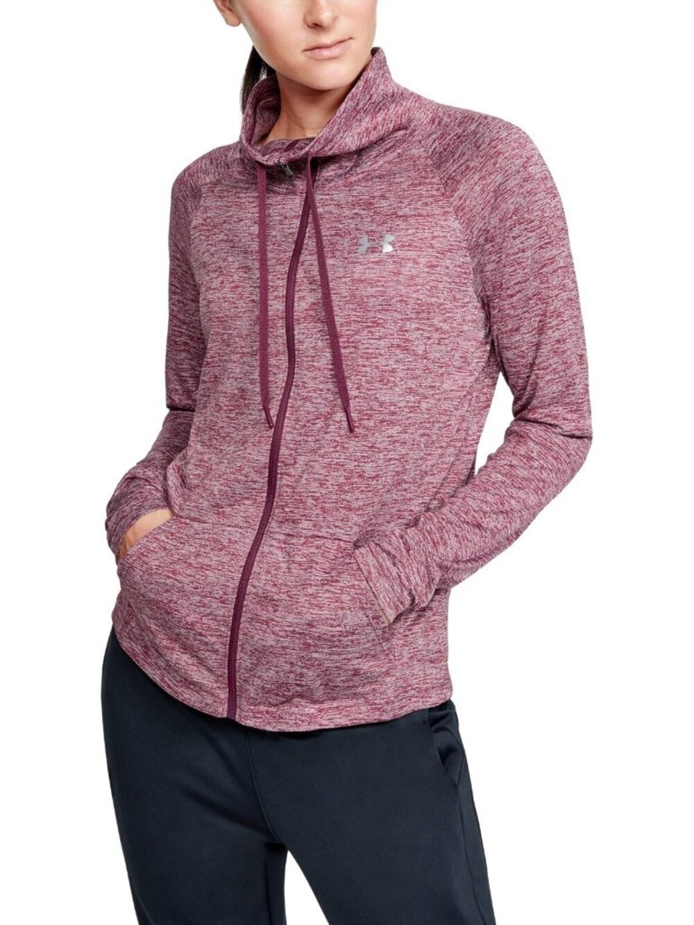 Under Armour UA Tech Twist Full Zip Jacket Burgundy NWT XS